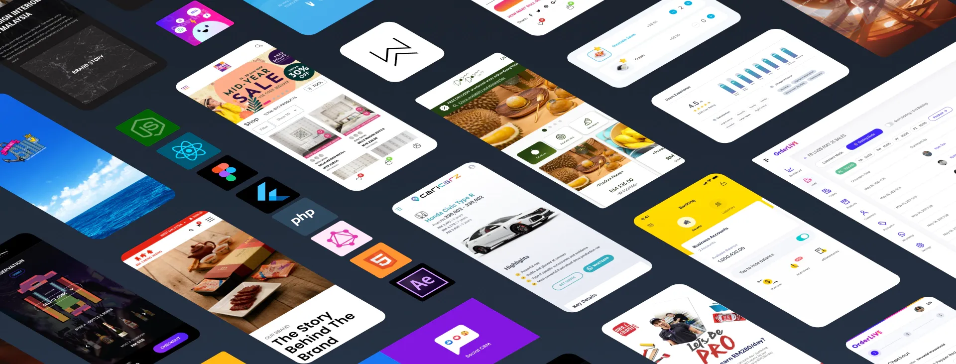 Dark UX Portfolio Design